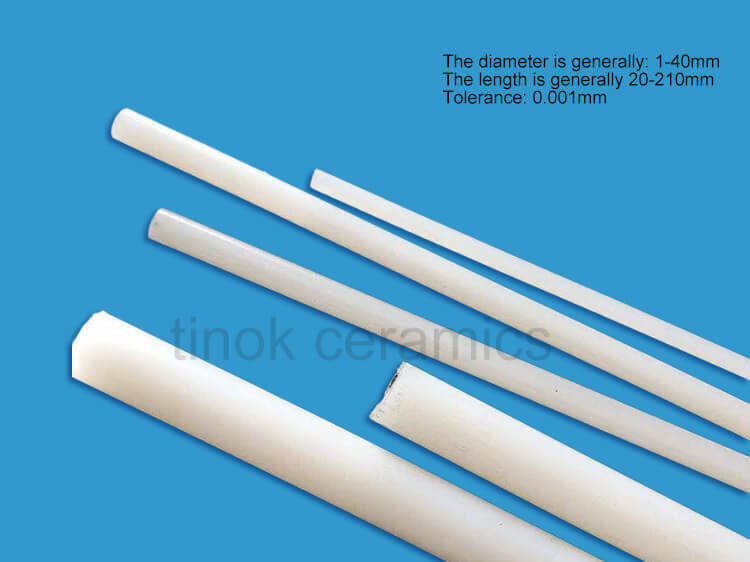 Ceramic rod bar sizes chart